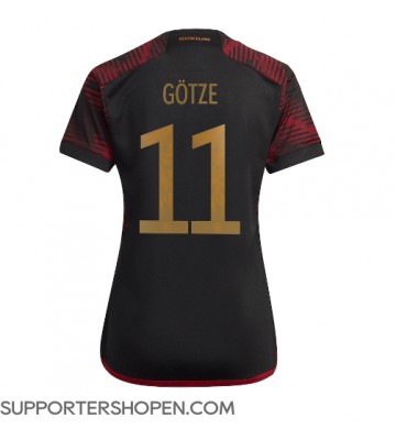 Tyskland Mario Gotze #11 Borta Matchtröja Dam VM 2022 Kortärmad